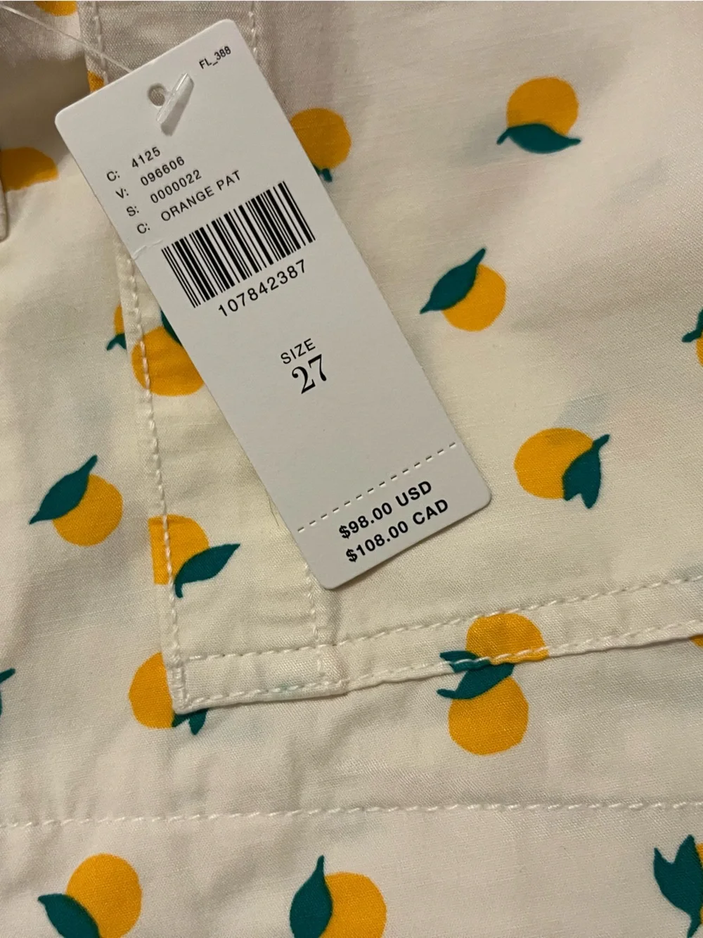 Anthropologie - The Colette Shorts (oranges) - Picture 5 of 5